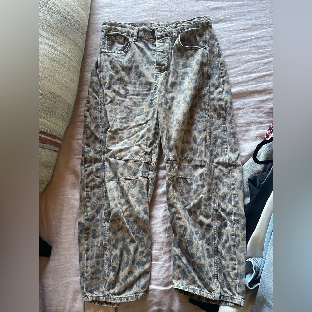 We The Free Animal Print Jeans